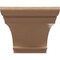Ekena Millwork 10"W x 20"D x 10"H Wide Hughes Rough Cedar Woodgrain TimberThane Corbel, Primed Tan CORUR10X20X10HUGRCPR - alternate 5
